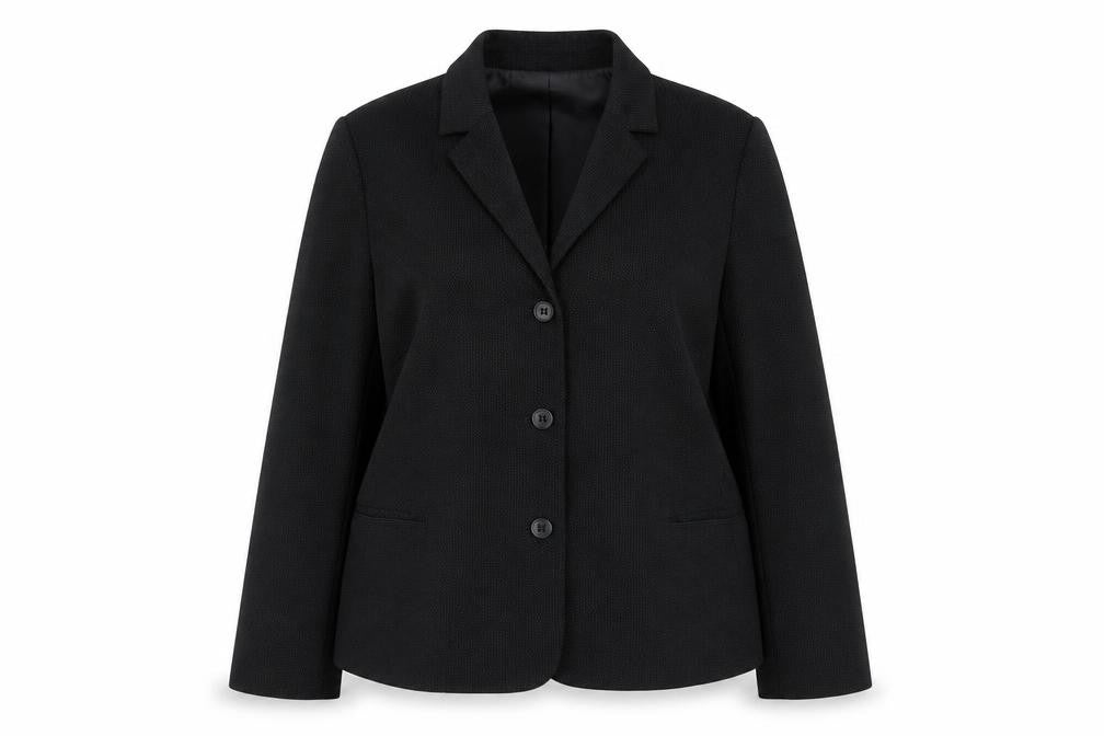 NEXT Womens Black Polyester Jacket Suit Jacket Size 14