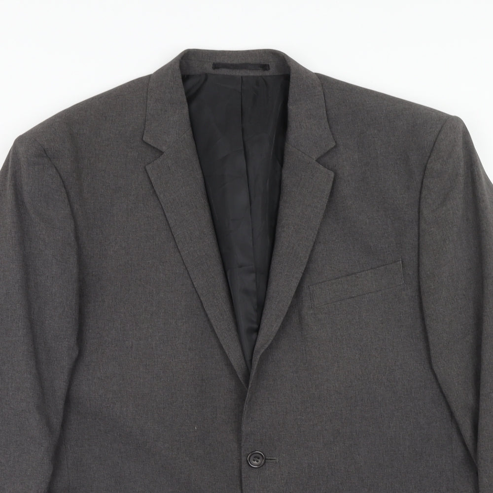 Taylor & Wright Mens Grey Polyester Jacket Suit Jacket Size 40 Regular