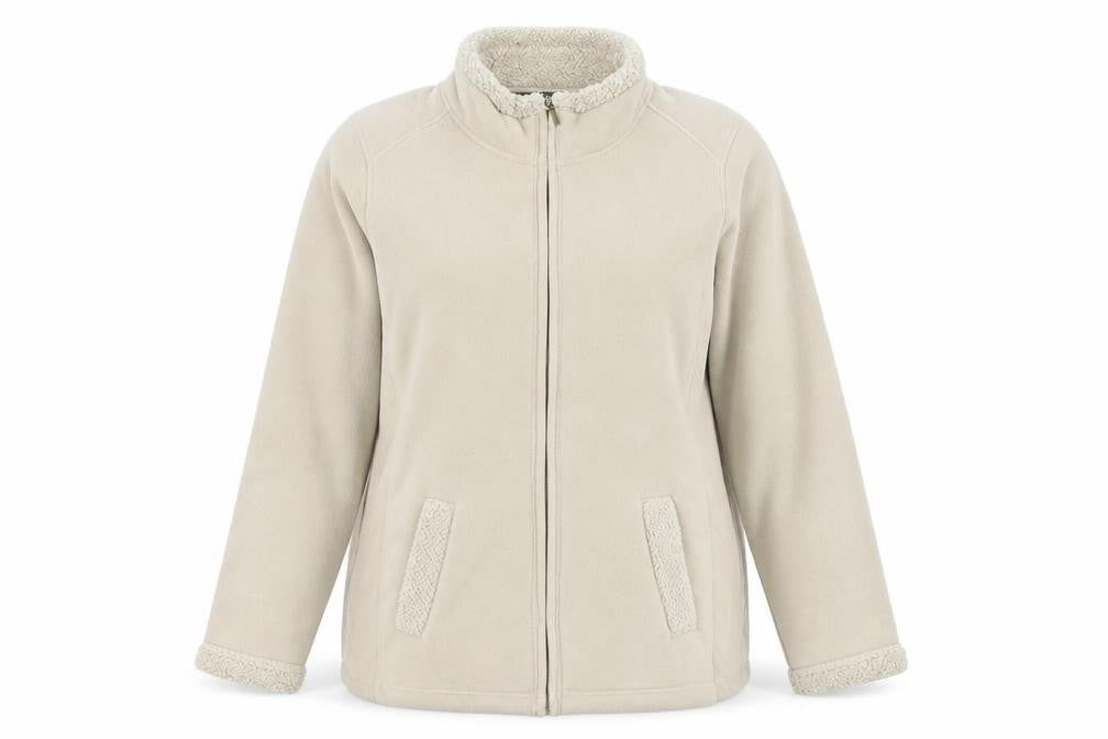 Bonmarché Womens Beige Jacket Size M Zip