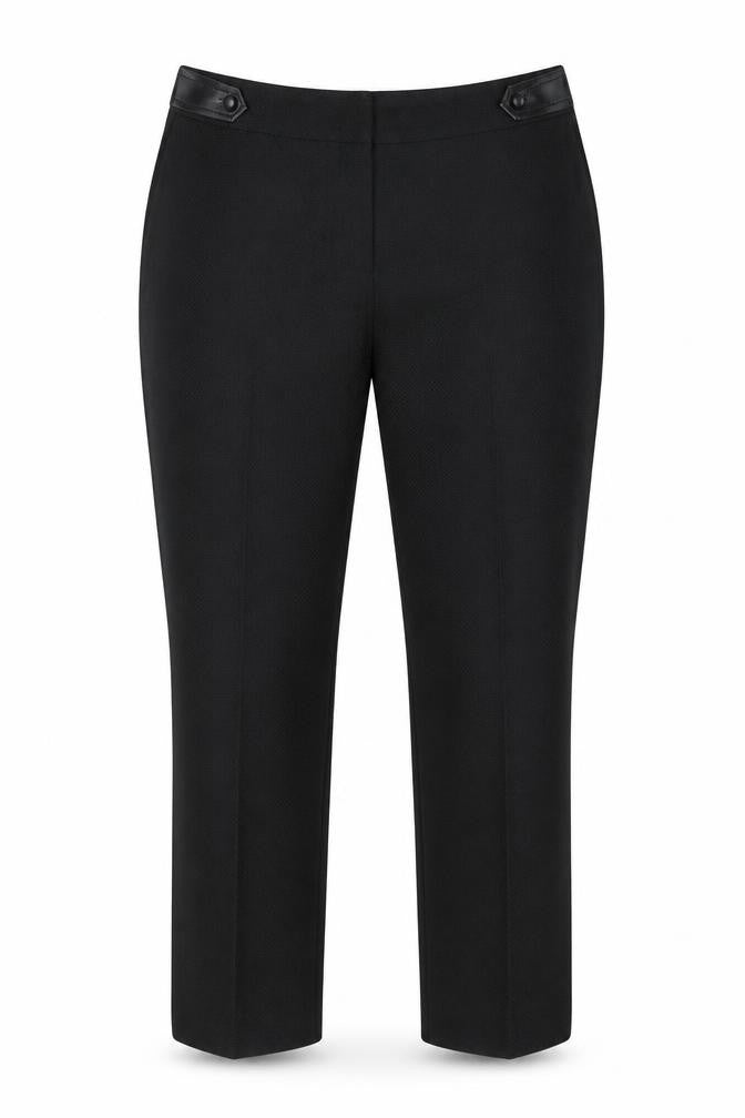 Peacocks Womens Black Polyester Dress Pants Trousers Size 12 Regular Hook & Eye