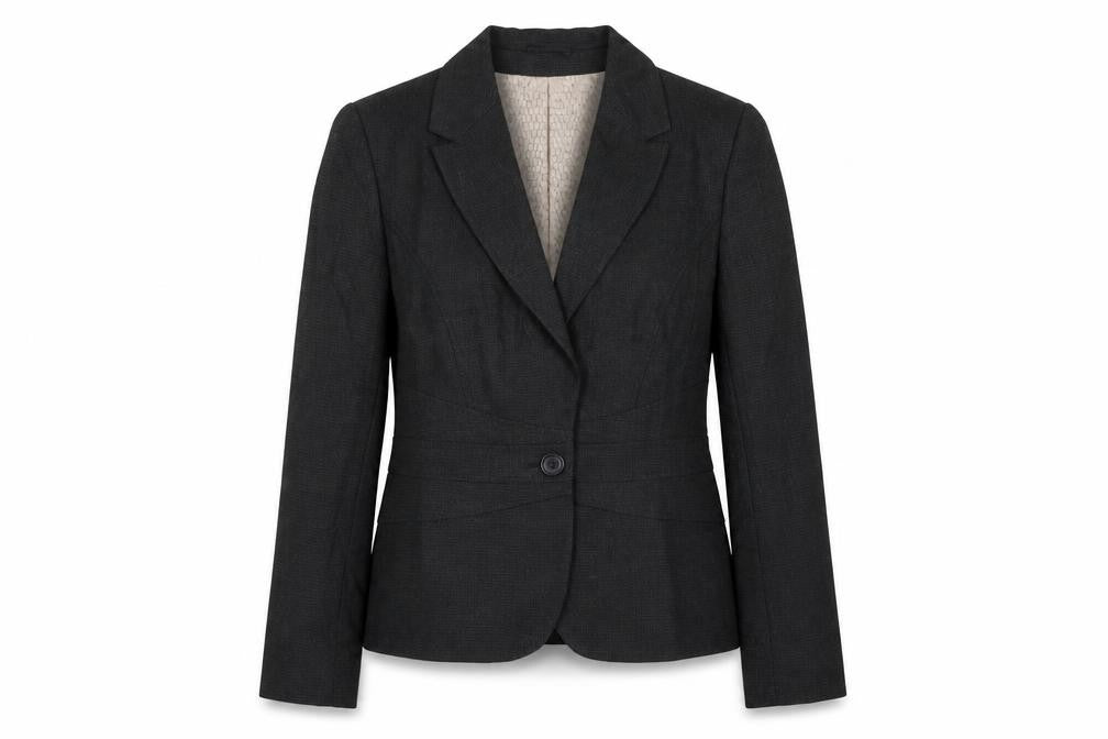 NEXT Womens Grey Polyester Jacket Blazer Size 12