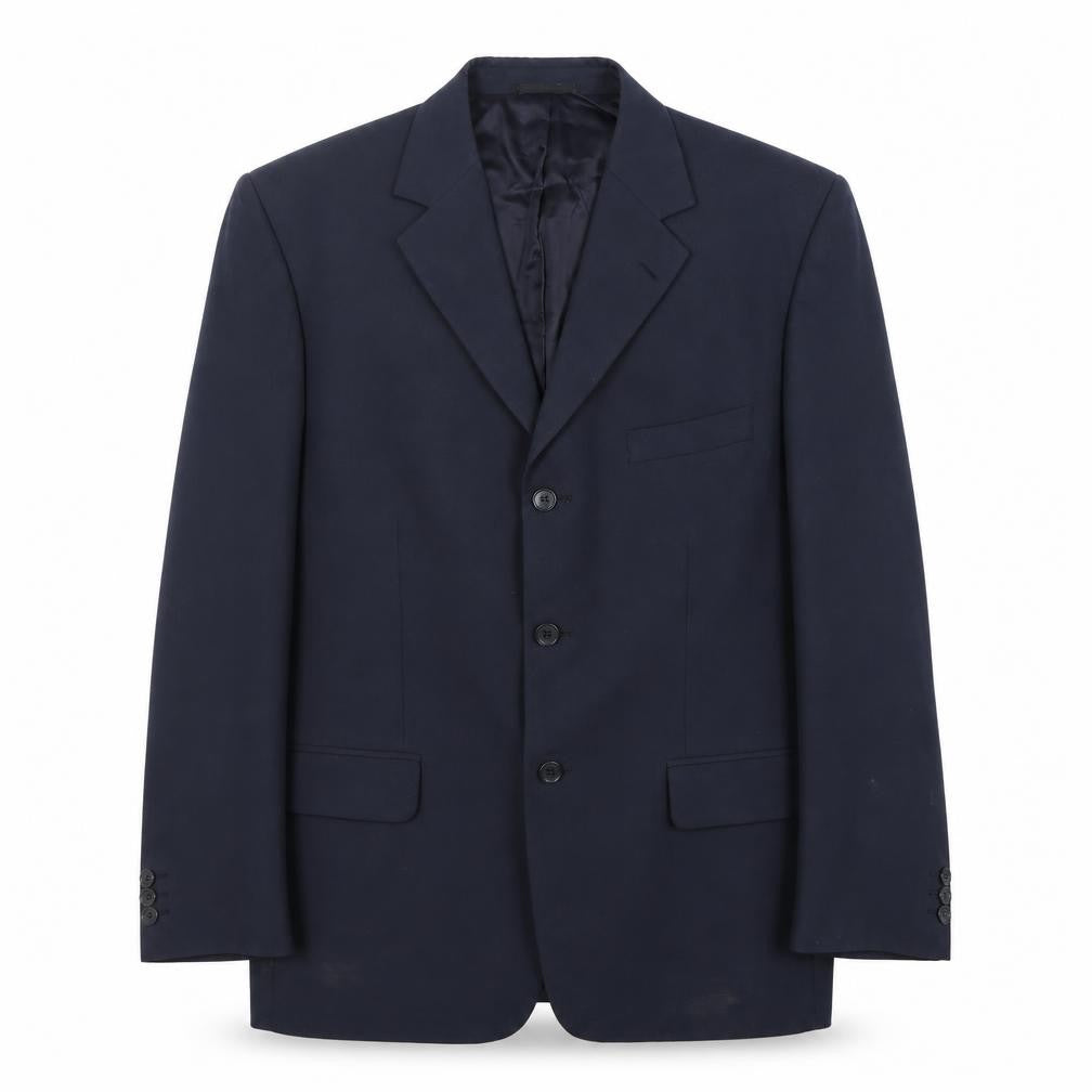 Armando Mens Blue Polyester Jacket Suit Jacket Size 44 Regular