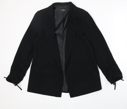 Next Womens Beige Polyester Jacket Blazer Size 12
