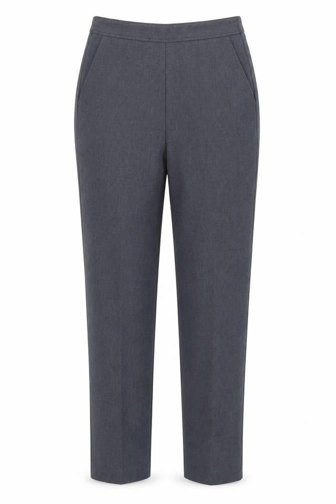 Sarika Womens Blue Polyester Trousers Size 12 Regular