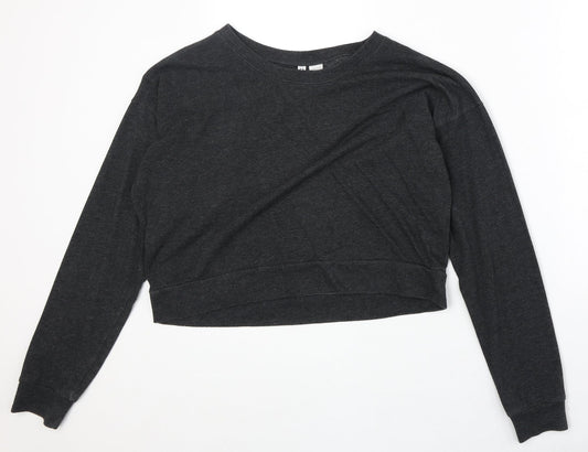 Divided by H&M Womens Grey Cotton Pullover Sweatshirt Size M Pullover