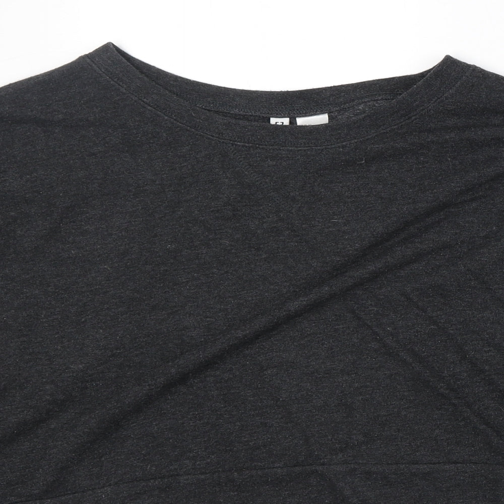 Divided by H&M Womens Grey Cotton Pullover Sweatshirt Size M Pullover
