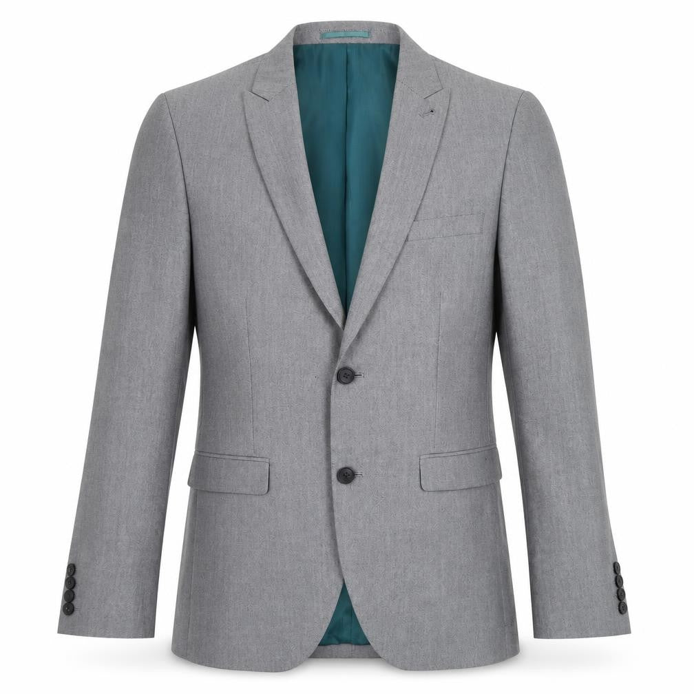 NEXT Mens Grey Polyester Jacket Suit Jacket Size 38 Regular