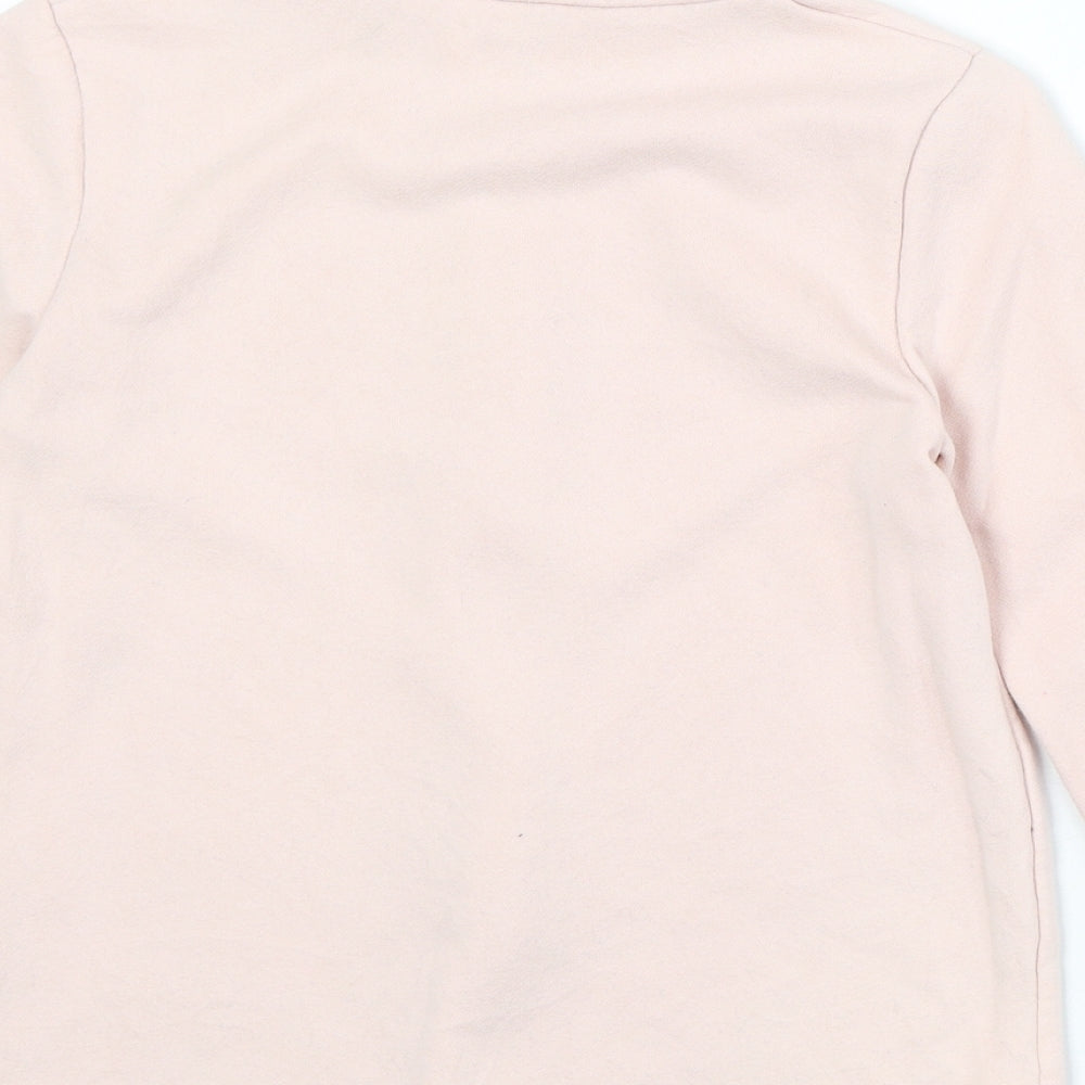 DECATHLON Girls Pink Jacket Size 12 Years Zip