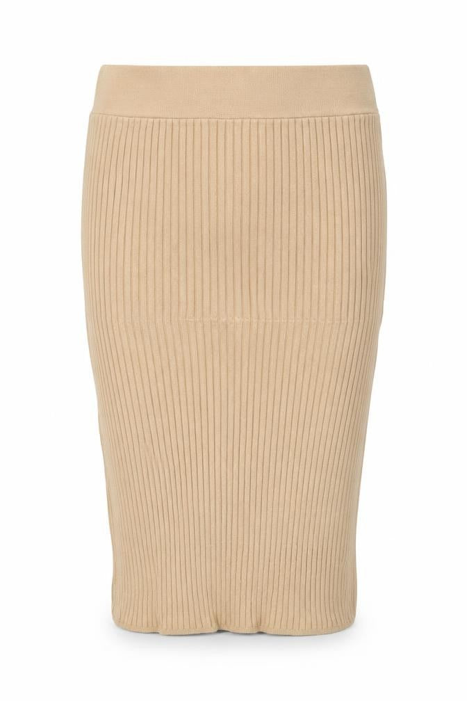 Marks & Spencer Womens Yellow Viscose Bandage Skirt Size M