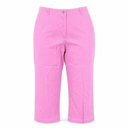 Chatham Womens Pink Cotton Trousers Size 14 Regular Zip