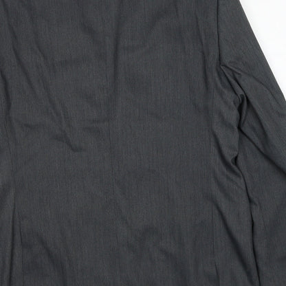 Charlton Grey Mens Grey Polyester Jacket Suit Jacket Size 42 Regular