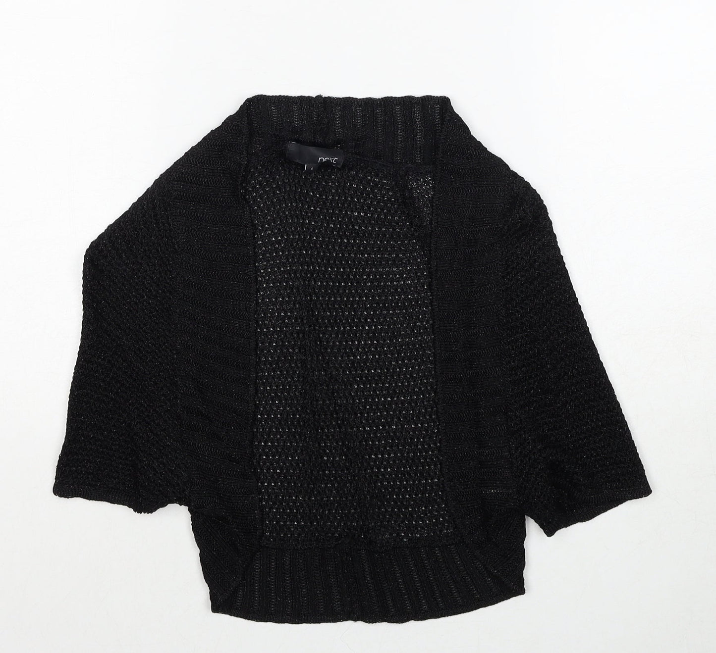 NEXT Womens Blue V-Neck Acrylic Cardigan Jumper Size S Pullover