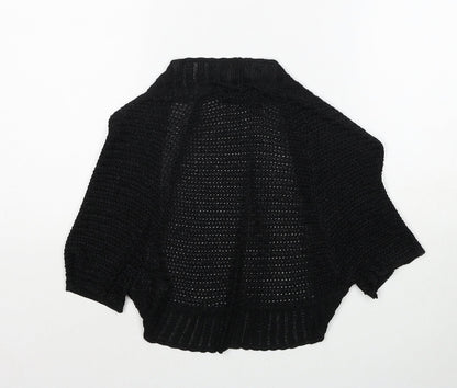 Next Womens Blue V-Neck Acrylic Cardigan Jumper Size S Pullover