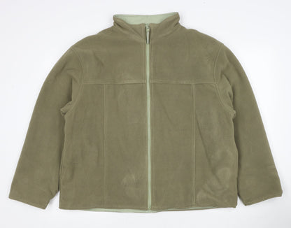 Bonmarché Womens Green Jacket Size L Zip