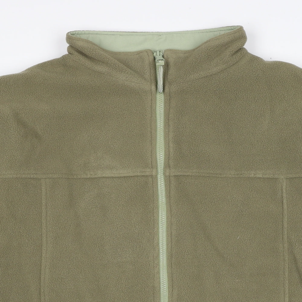 Bonmarché Womens Green Jacket Size L Zip