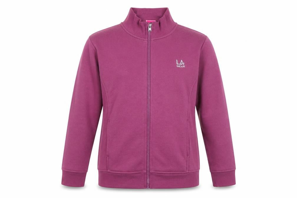 LA Gear Girls Purple Jacket Size 13 Years Zip
