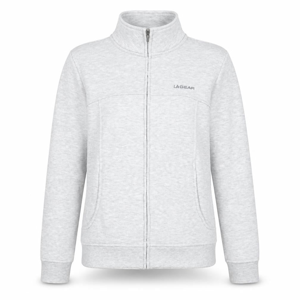 LA Gear Womens Grey Jacket Size 8 Zip