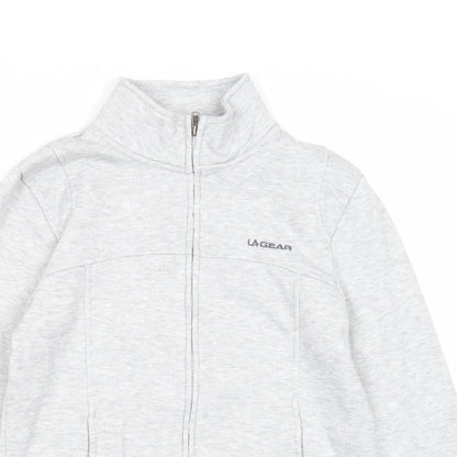 LA Gear Womens Grey Jacket Size 8 Zip