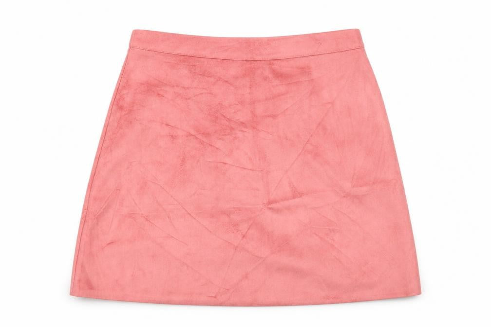 Primark Womens Pink Polyester A-Line Skirt Size 8 Zip