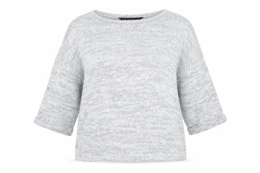 Dorothy Perkins Womens Grey Round Neck Polyester Pullover Jumper Size 8