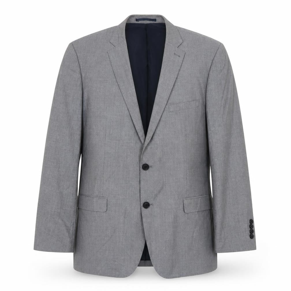 Tailor & Cutter Mens Grey Polyester Jacket Suit Jacket Size 44 Regular