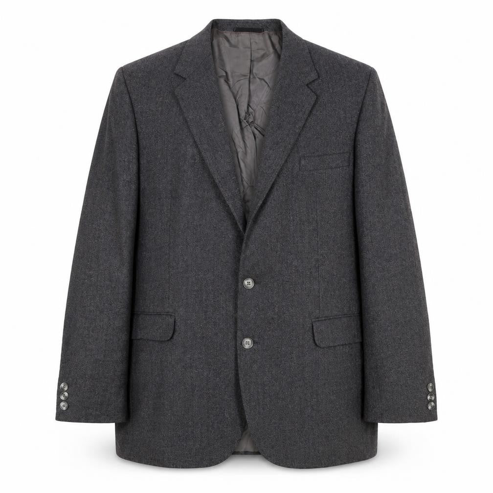 Dunn & Co Mens Grey Wool Jacket Suit Jacket Size 42 Regular
