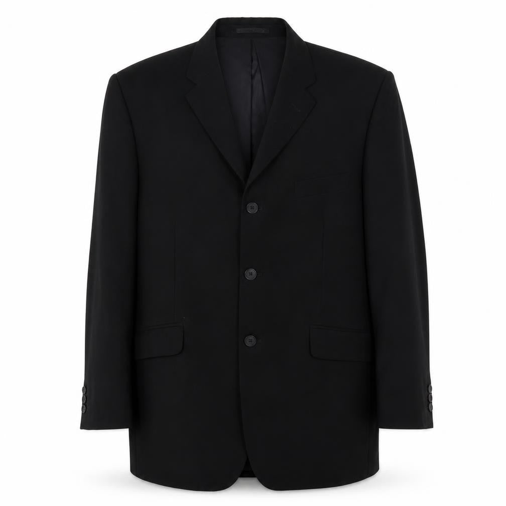 Burton Mens Black Polyester Jacket Suit Jacket Size 40 Regular