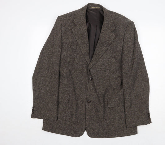 Lavie Mens Grey Wool Jacket Blazer Size 40 Regular