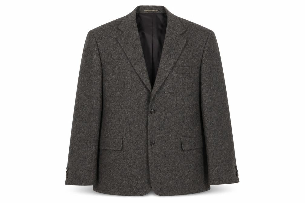 Lavie Mens Grey Wool Jacket Blazer Size 40 Regular