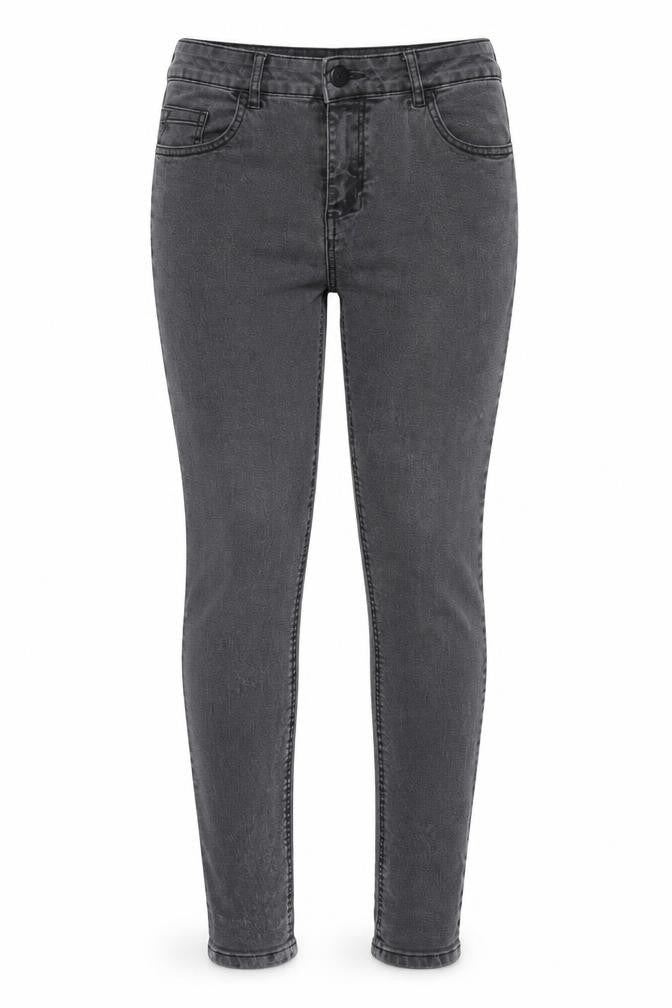 Select Womens Grey Cotton Skinny Jeans Size 10 Regular Zip