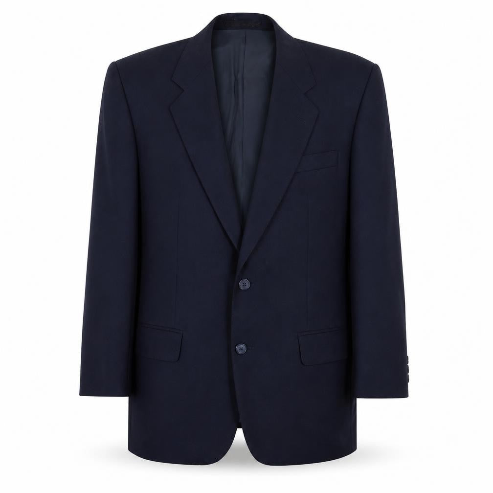 The Label Mens Blue Wool Jacket Suit Jacket Size 40 Regular