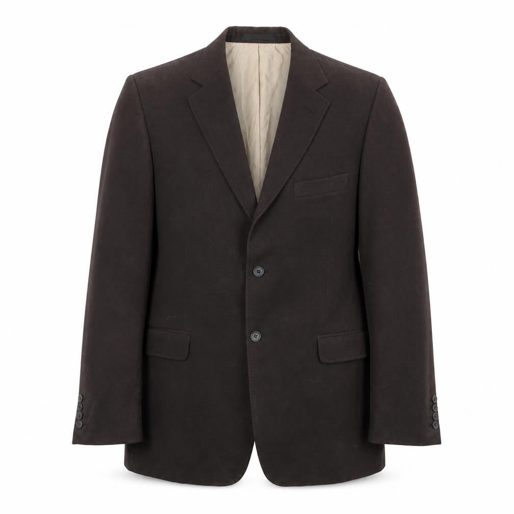 Marks & Spencer Mens Brown Cotton Jacket Blazer Size 42 Regular