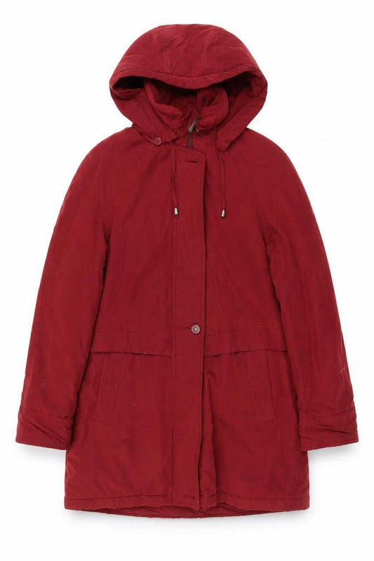 Bonmarché Womens Red Rain Coat Coat Size S Zip