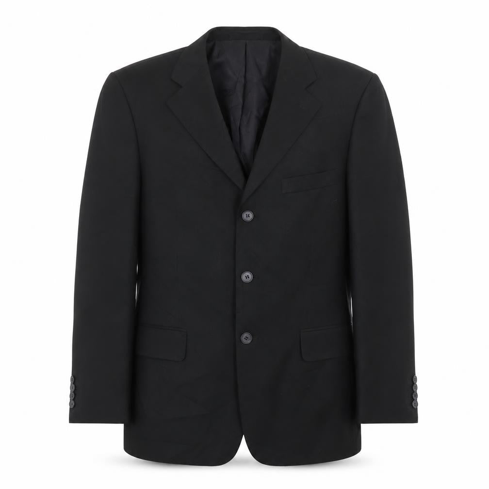 Taylor & Wright Mens Black Polyester Jacket Suit Jacket Size 38 Regular