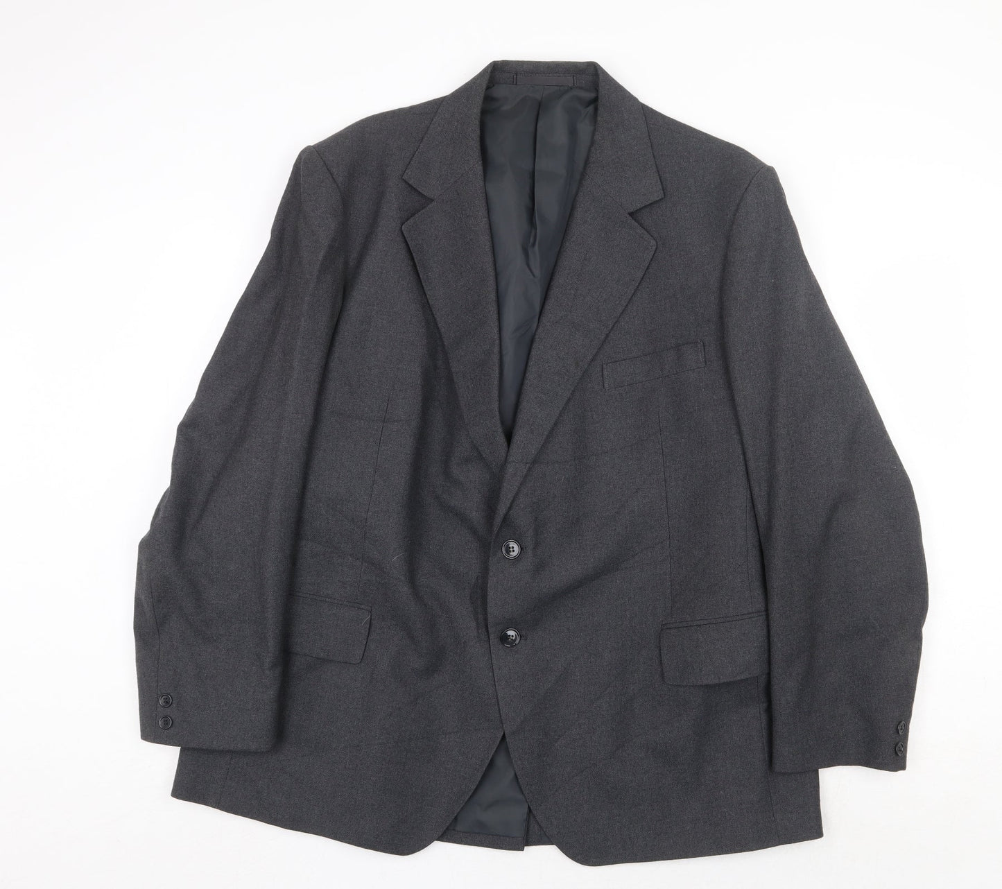 Hornes London Mens Grey Wool Jacket Suit Jacket Size 46 Regular