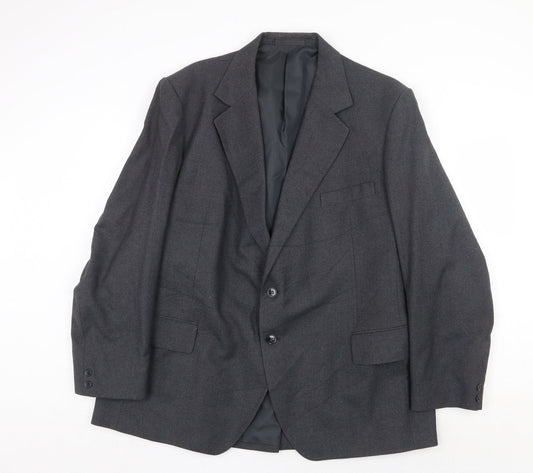 Hornes London Mens Grey Wool Jacket Suit Jacket Size 46 Regular