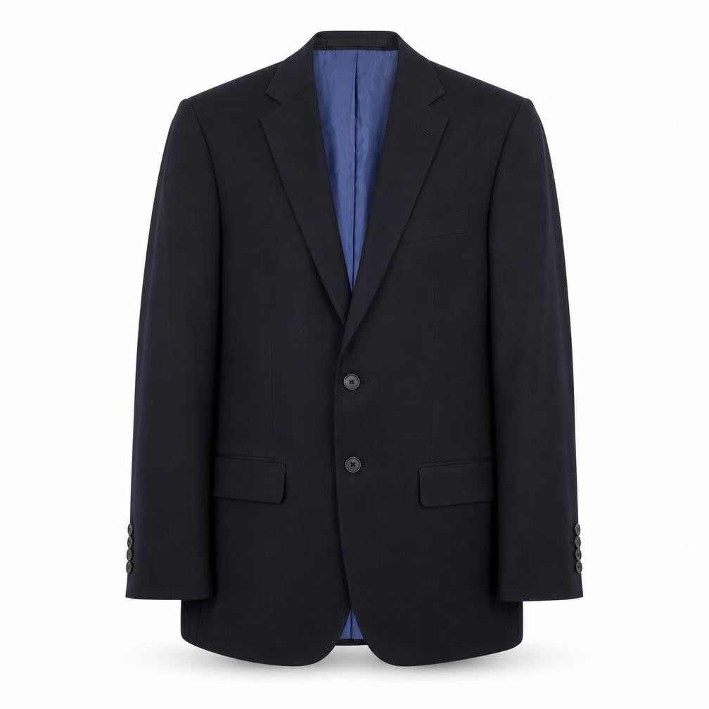 Marks & Spencer Mens Blue Polyester Jacket Suit Jacket Size 38 Regular