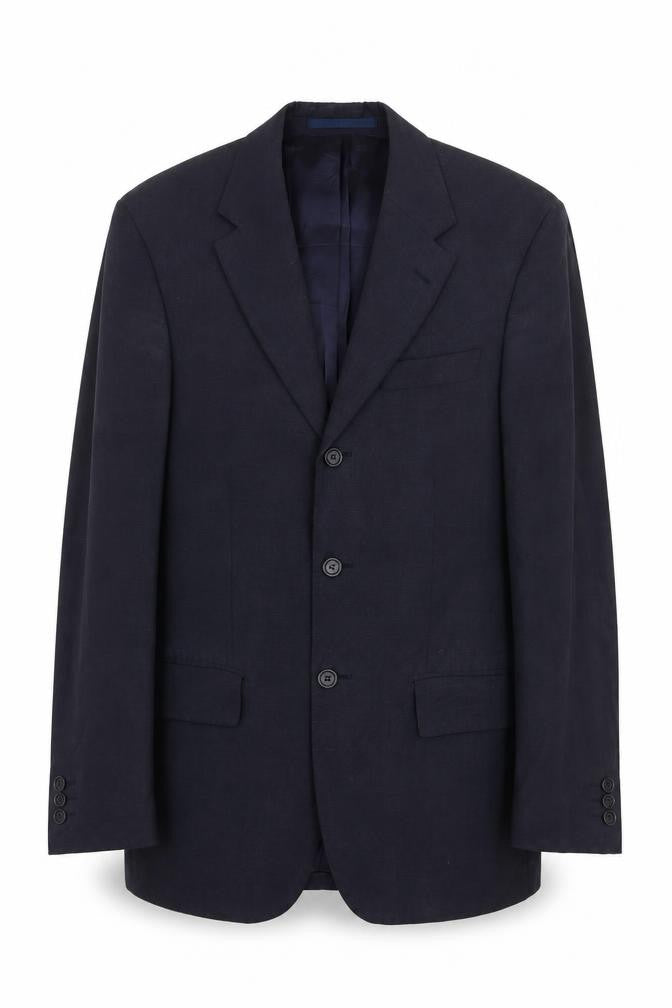 Ultimo Mens Blue Polyester Jacket Suit Jacket Size 36 Regular