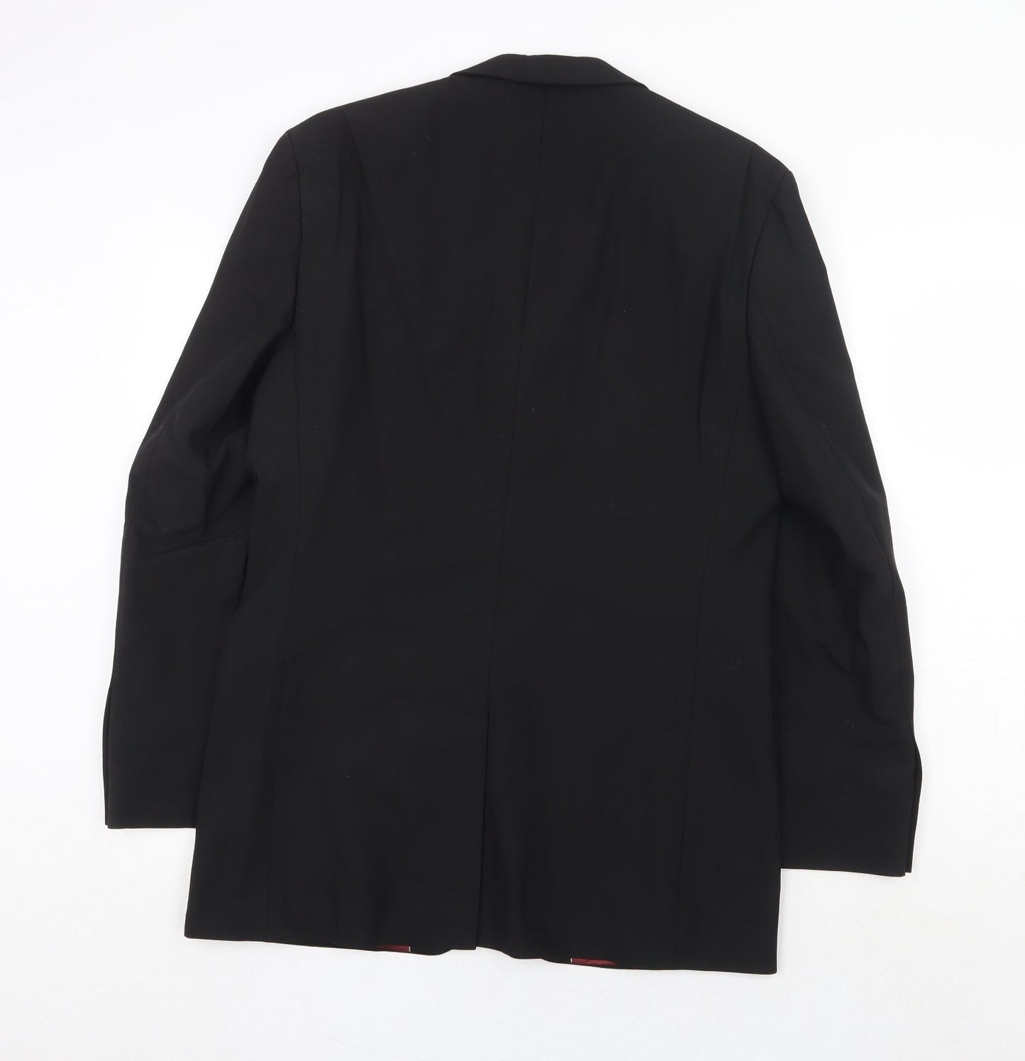 Burton Mens Black Polyester Jacket Suit Jacket Size 38 Regular