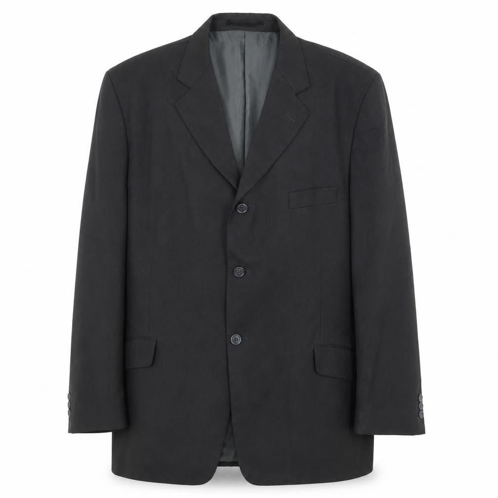 Wilson Mens Grey Polyester Jacket Suit Jacket Size 44 Regular