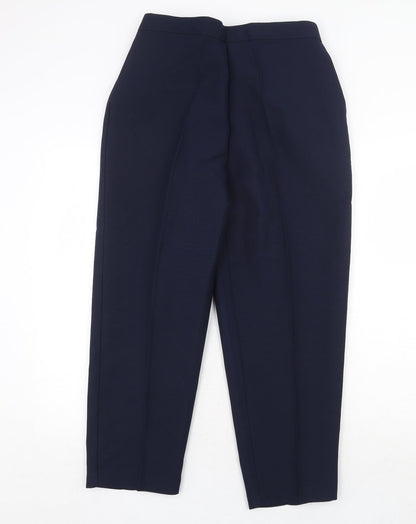 Saira of Manchester Womens Blue Polyester Carrot Trousers Size 18 Regular