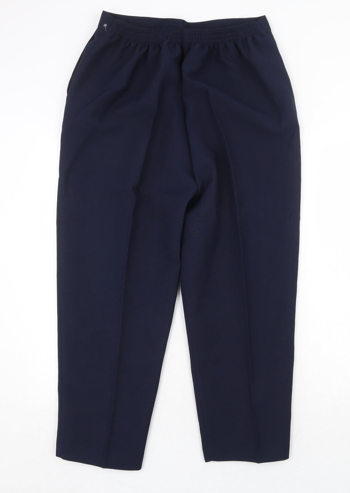 Saira of Manchester Womens Blue Polyester Carrot Trousers Size 18 Regular