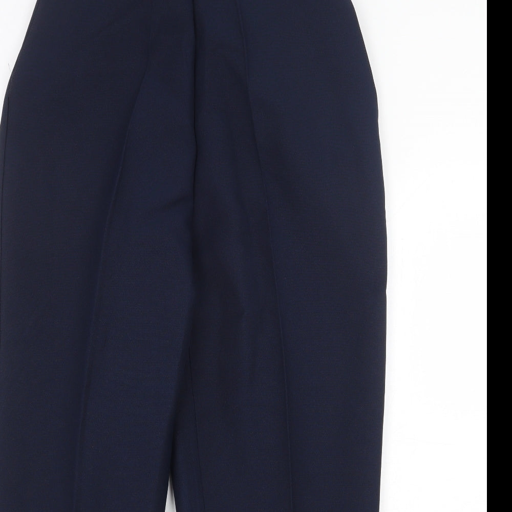 Saira of Manchester Womens Blue Polyester Carrot Trousers Size 18 Regular