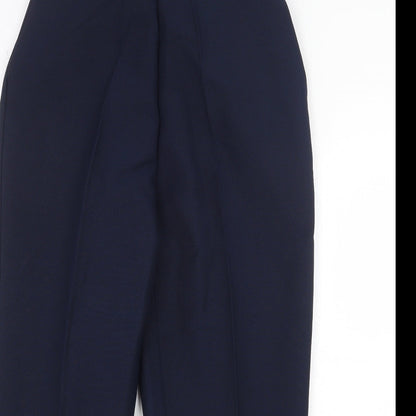 Saira of Manchester Womens Blue Polyester Carrot Trousers Size 18 Regular