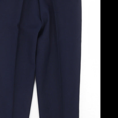 Saira of Manchester Womens Blue Polyester Carrot Trousers Size 18 Regular
