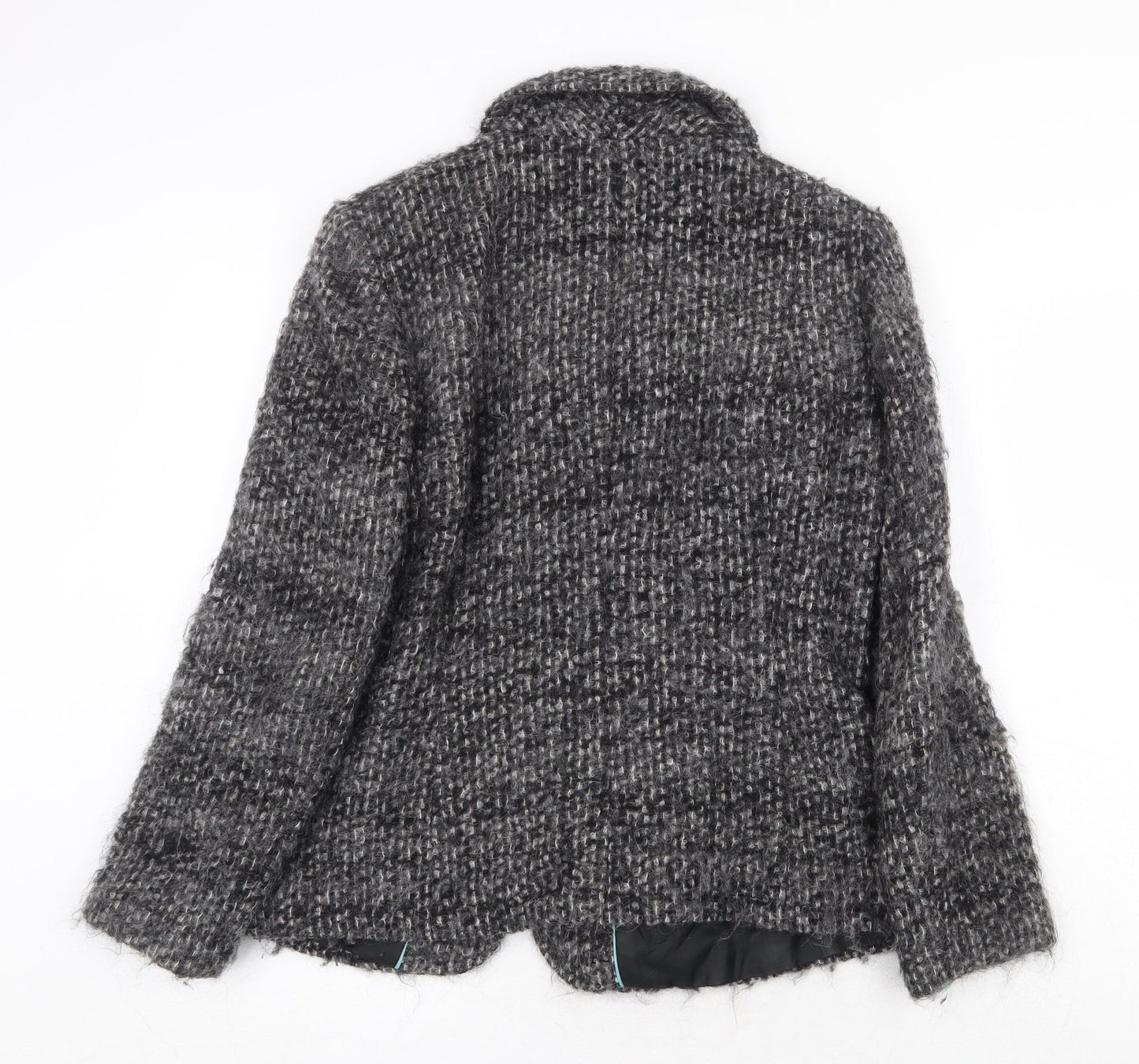 Per Una Womens Grey Jacket Size 12 Button