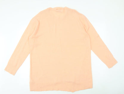 Dorothy Perkins Womens Pink Round Neck Acrylic Pullover Jumper Size 16