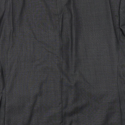 Benvenuto Mens Grey Wool Jacket Suit Jacket Size 42 Regular