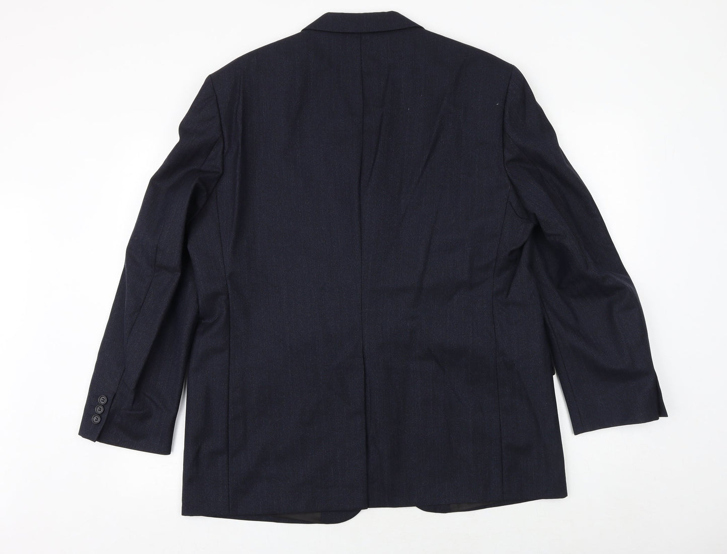 Impressions Mens Blue Wool Jacket Suit Jacket Size 42 Regular