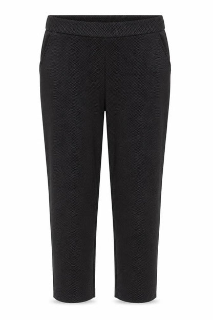 Classics Womens Grey Geometric Polyester Trousers Size 18 Regular Tie